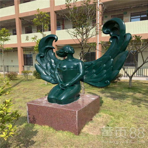 广东玻璃钢雕塑厂家定制校园景观人物雕塑制品——传统技艺与当代教育的艺术融合